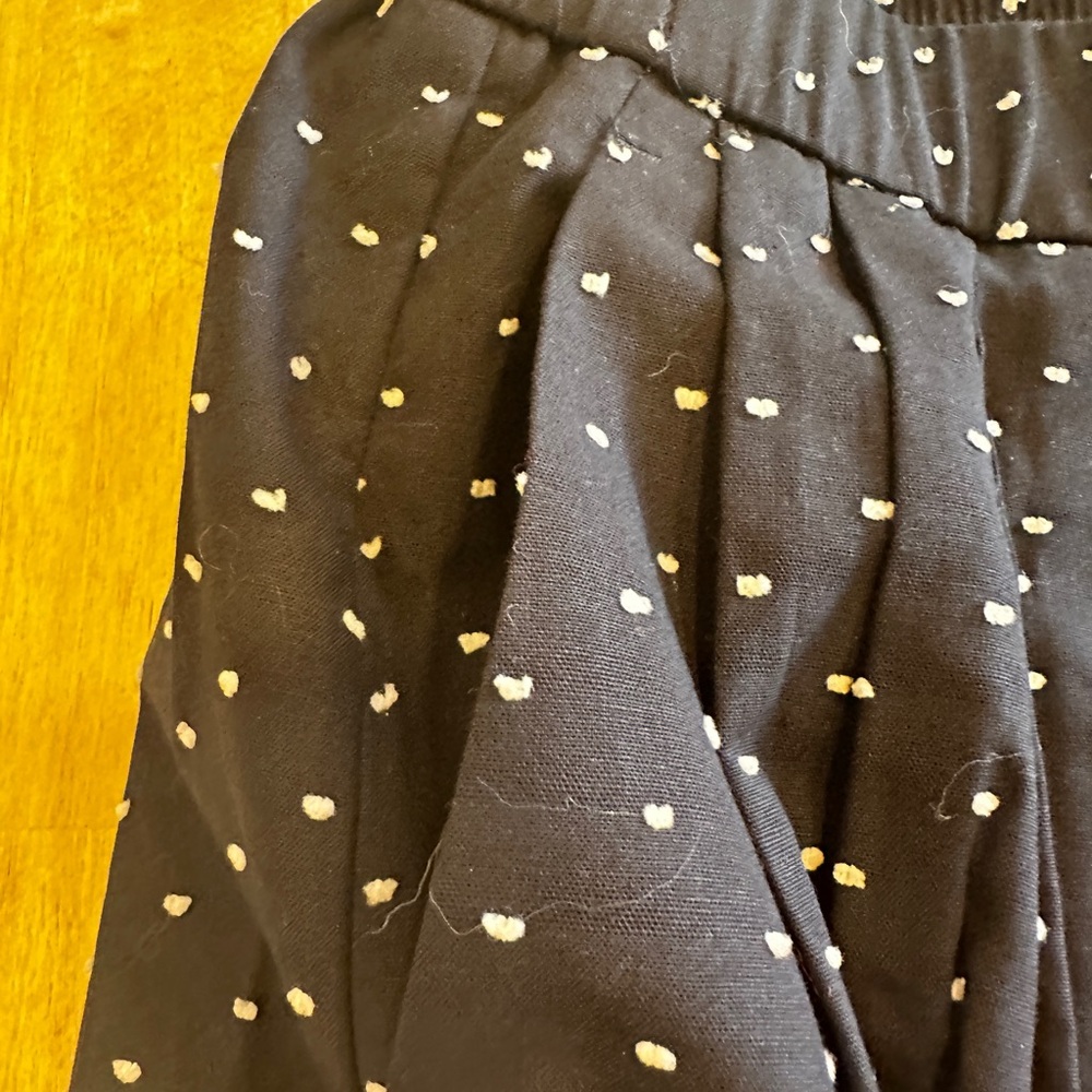 J. Crew Blue and White Pleated Midi Skirt - Picture 4 of 5